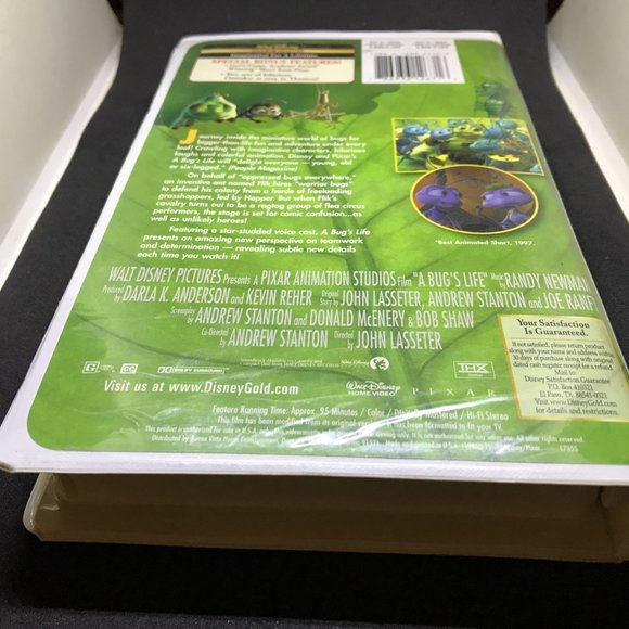 Disney/Pixar A Bugs Life VHS GOLD COLLECTION - Picture 3 of 3